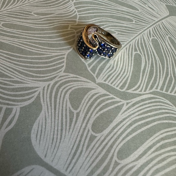 Sapphire Bypass Ring - Picture 7 of 9